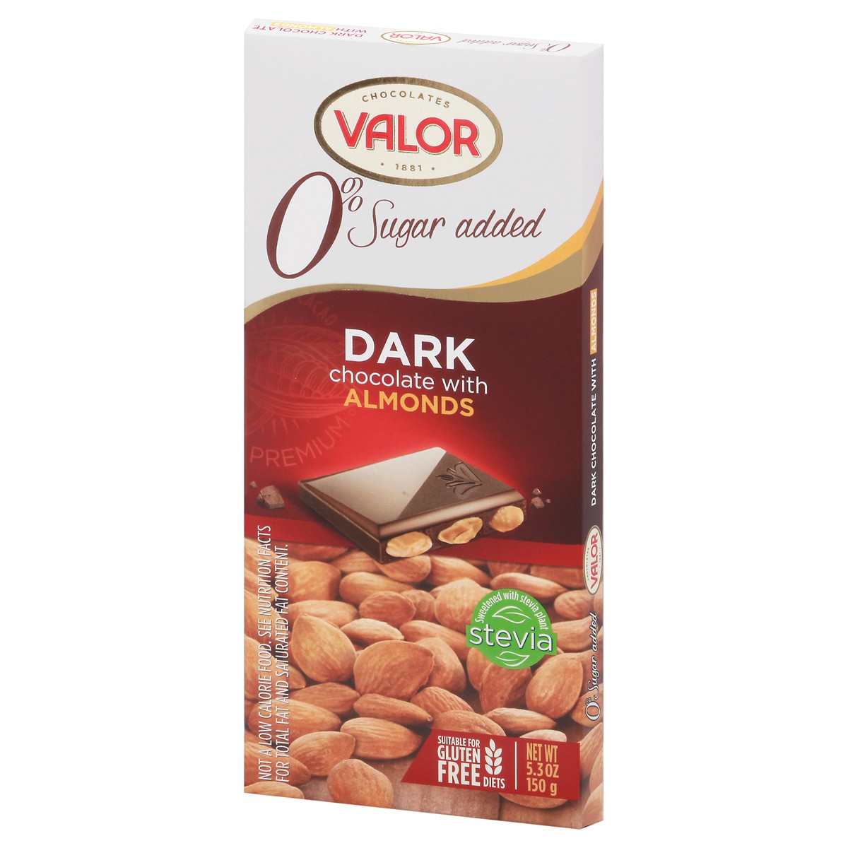 slide 4 of 14, Valor Dark Chocolate with Almonds 5.3 oz, 5.3 oz