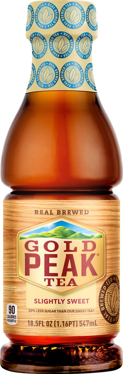 slide 1 of 14, Gold Peak Slightly Sweet Tea - 18.5 oz, 18.5 oz