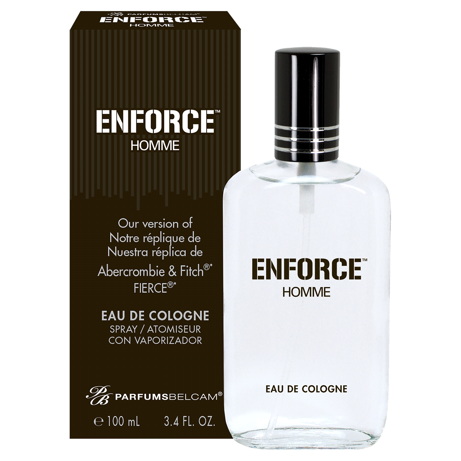 slide 1 of 5, Delagar Enforce Homme Fragrance, 3.4 fl oz