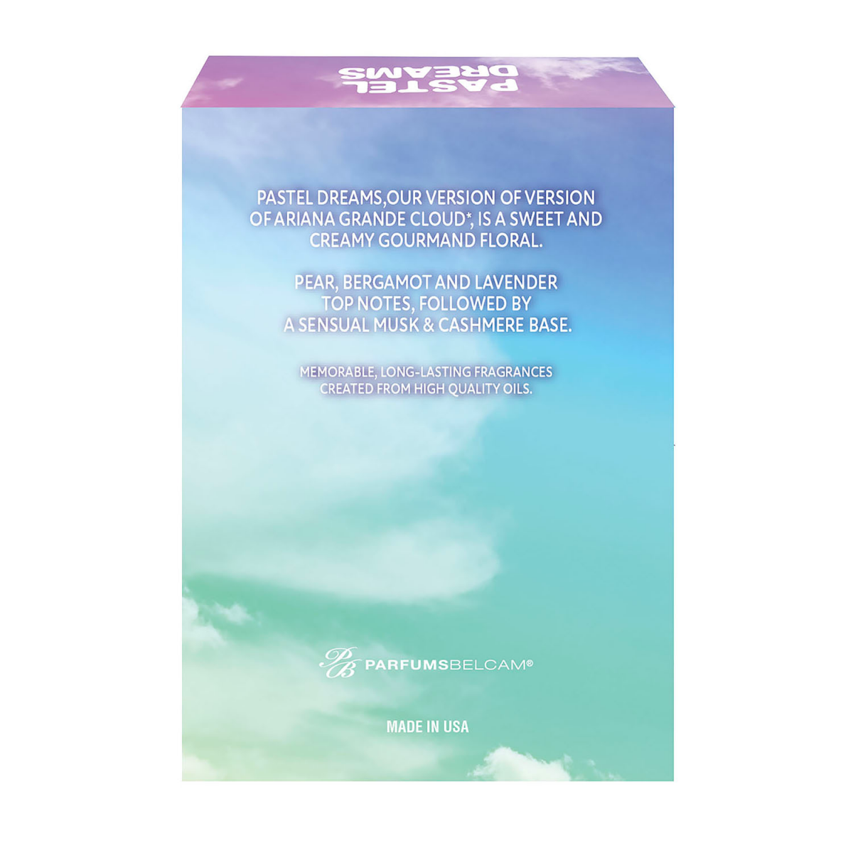 slide 2 of 2, Parfums Belcam Pastel Dreams version of Ariana Grande Cloud EDT Spray, 1.7 fl oz, 1.7 fl oz