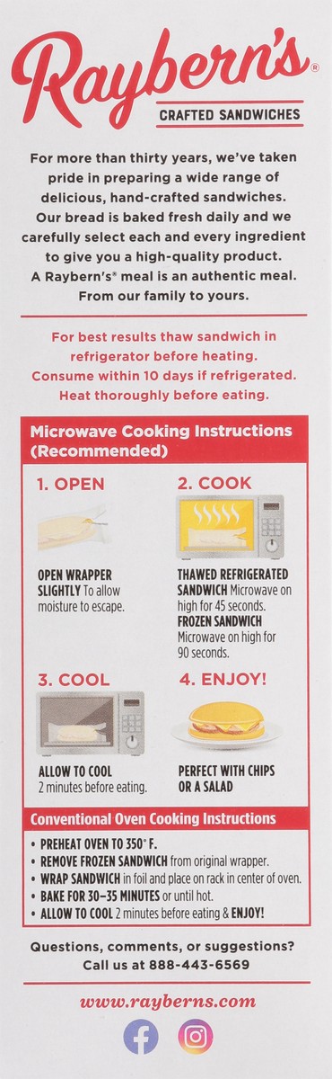 slide 12 of 16, Raybern's Crafted Philly Cheesesteak Sandwiches 2 ea, 2 ct