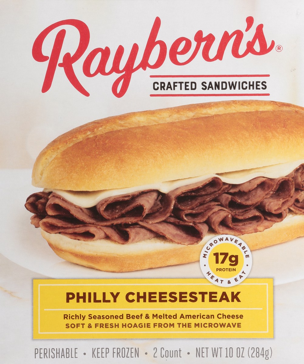 slide 15 of 16, Raybern's Crafted Philly Cheesesteak Sandwiches 2 ea, 2 ct