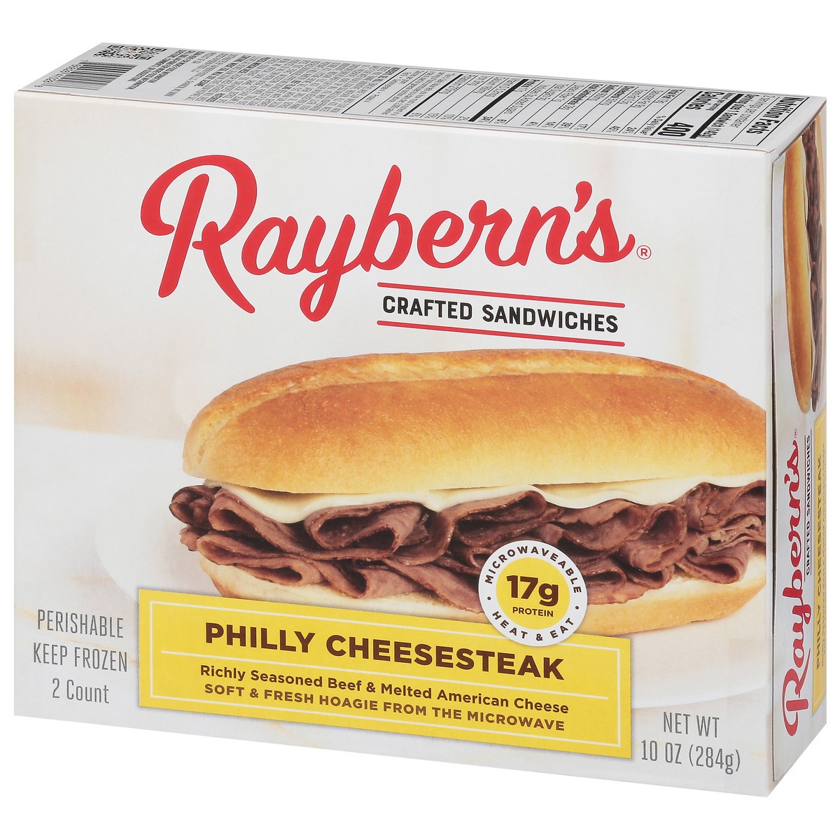 slide 7 of 16, Raybern's Crafted Philly Cheesesteak Sandwiches 2 ea, 2 ct