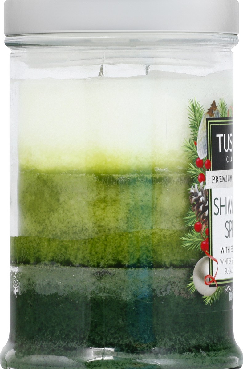 slide 3 of 6, Tuscany Candle Candle, Shimmering Spruce, 18 oz