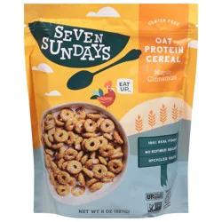 Seven Sundays Oat Protein Maple Cinnamon Cereal 8 oz