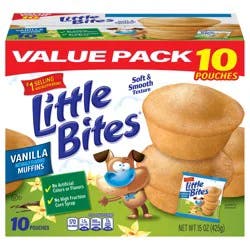 Entenmann's Little Bites Vanilla Mini Muffins, 10 packs, 15 oz