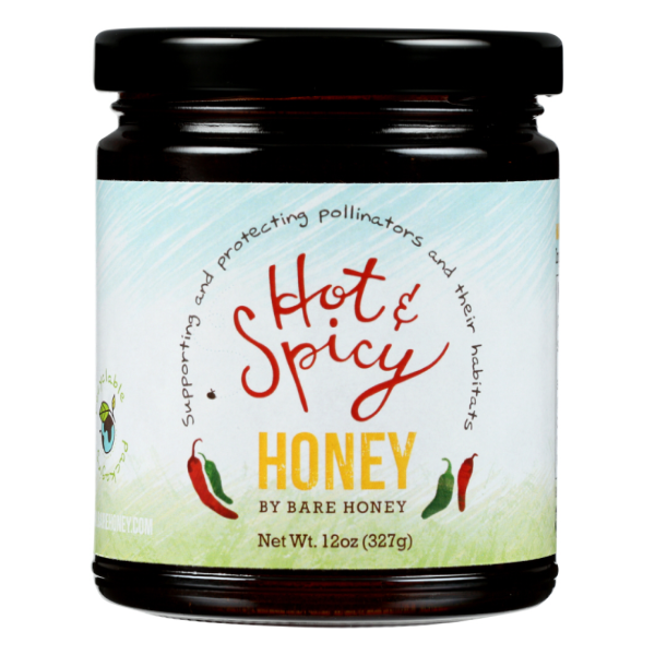 slide 1 of 1, Bare Honey Hot & Spicy Honey, 1 ct