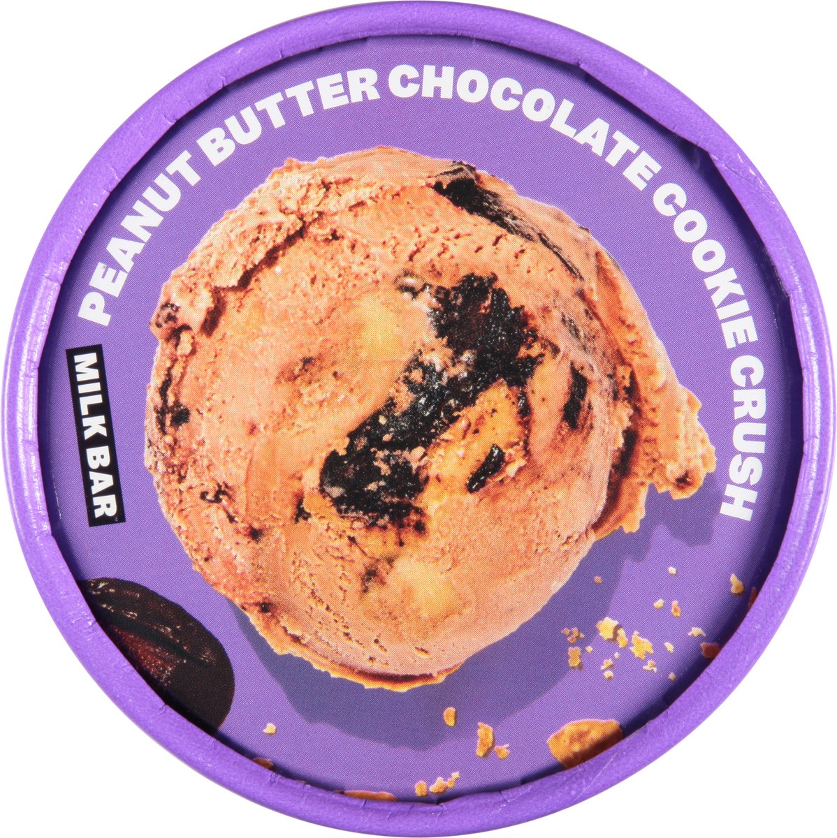 slide 9 of 9, Milk Bar Peanut Butter Chocolate Cookie Crush Ice Cream 14 fl oz, 14 fl oz