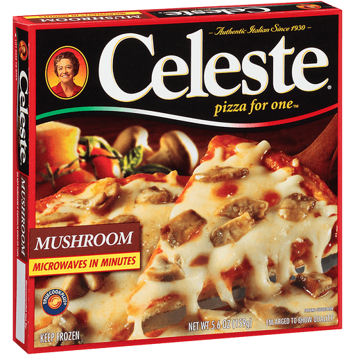 slide 2 of 8, Celeste Mushroom Pizza, 5.6 oz