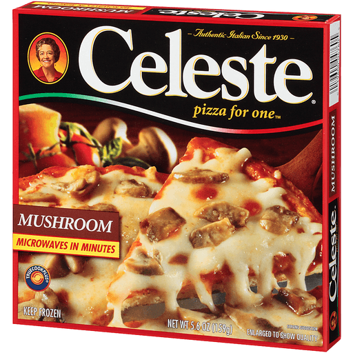 slide 3 of 8, Celeste Mushroom Pizza, 5.6 oz