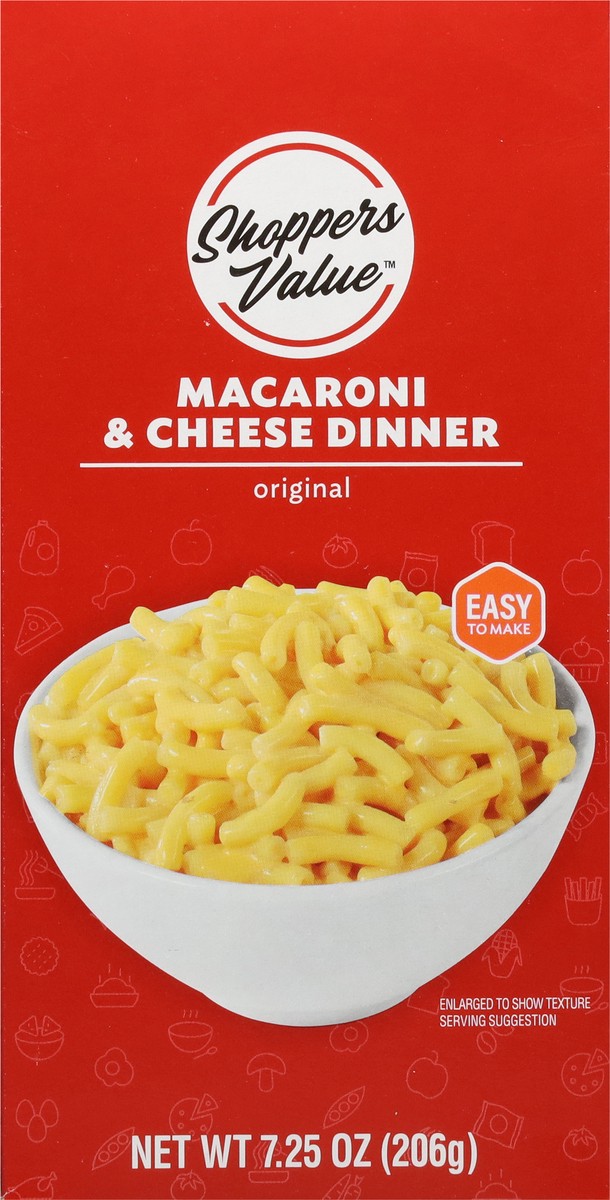 slide 3 of 9, Shoppers Value Macaroni & Cheese, 7.25 oz