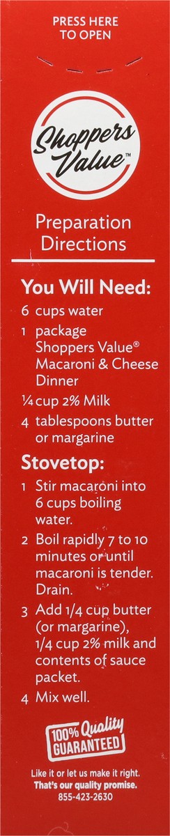 slide 7 of 9, Shoppers Value Macaroni & Cheese, 7.25 oz