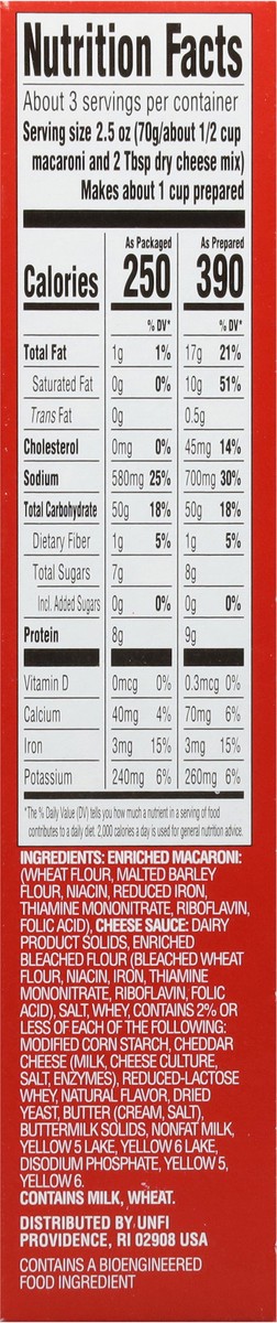 slide 9 of 9, Shoppers Value Macaroni & Cheese, 7.25 oz