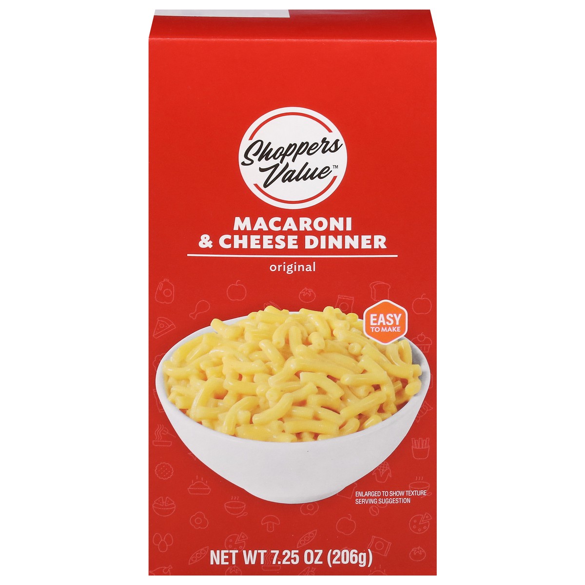 slide 1 of 9, Shoppers Value Macaroni & Cheese, 7.25 oz