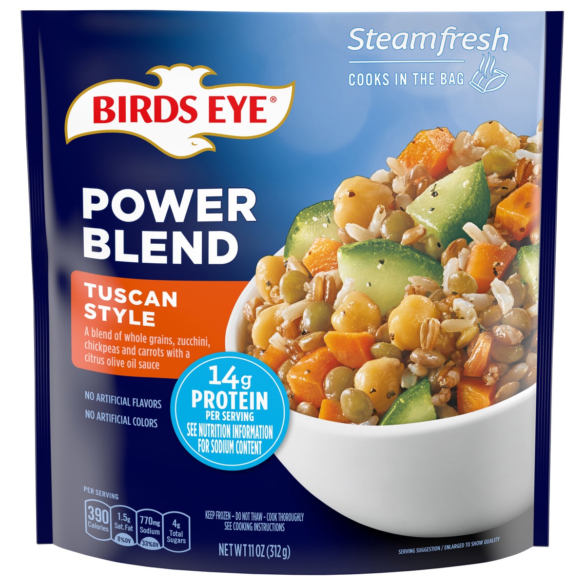 slide 1 of 2, Birds Eye Tuscan Style Power Blend 11 oz, 11 oz