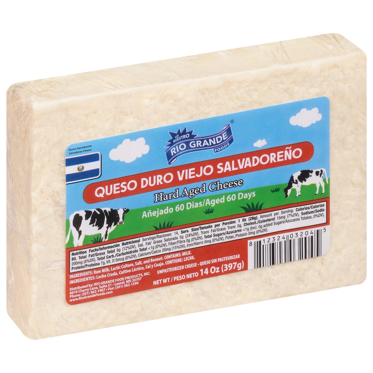 slide 9 of 9, Rio Grande Hard Aged Cheese - 14 oz, 14 oz