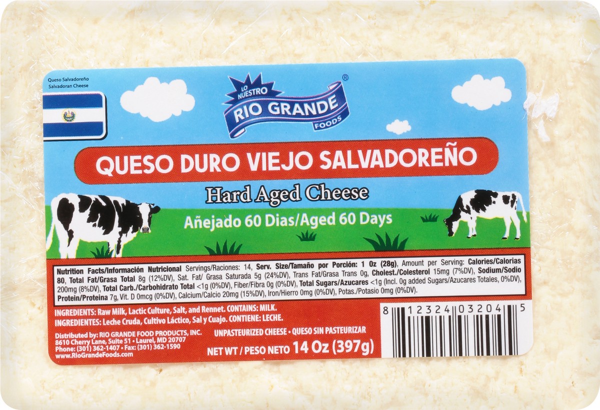 slide 7 of 9, Rio Grande Hard Aged Cheese - 14 oz, 14 oz