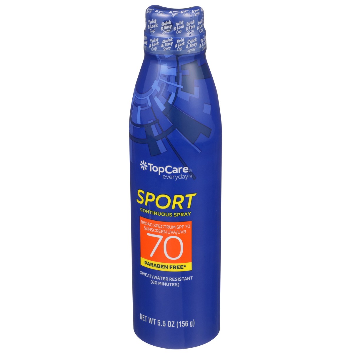slide 9 of 9, TopCare Everyday Broad Spectrum SPF 70 Continuous Spray Sport Sunscreen 5.5 oz, 5.5 oz