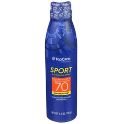 TopCare Everyday Broad Spectrum SPF 70 Continuous Spray Sport Sunscreen 5.5 oz