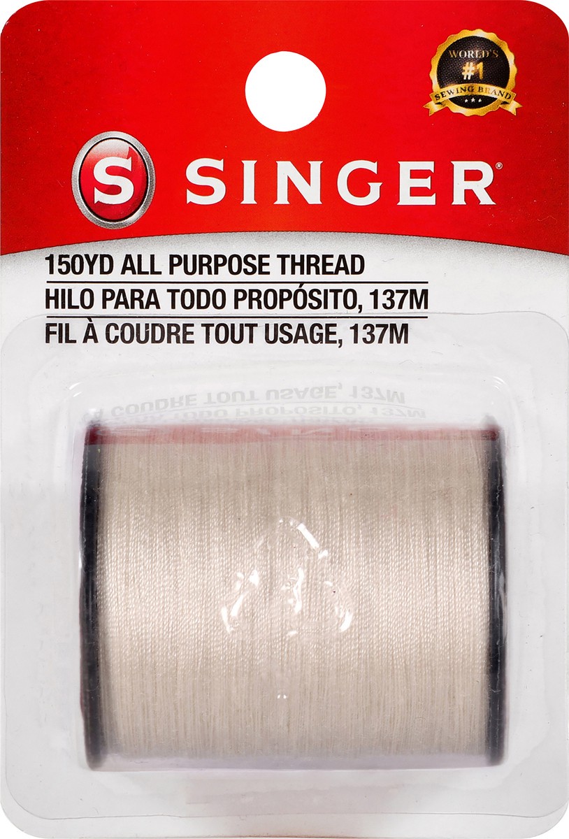 slide 3 of 3, Singer Natural Thread, 1 ct