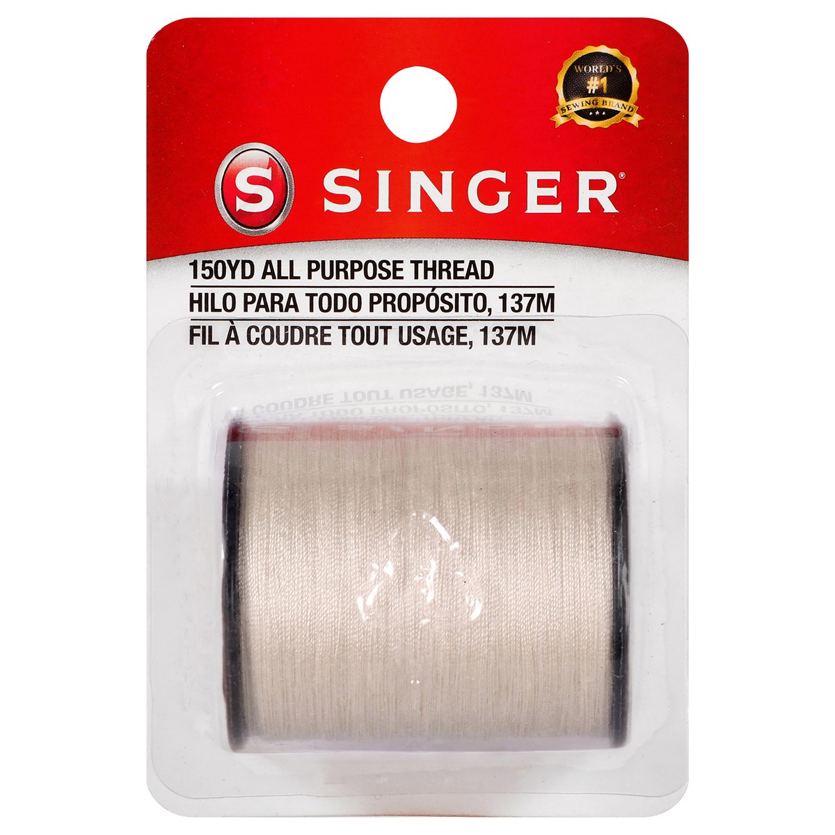 slide 2 of 3, Singer Natural Thread, 1 ct