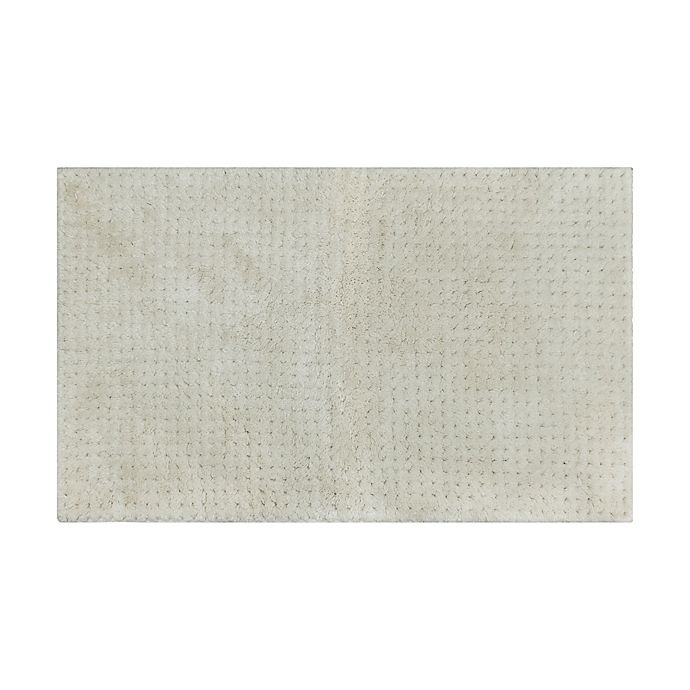 slide 1 of 4, Haven Waffle Organic Cotton Bath Rug - Pumice'', 21 in x 34 in