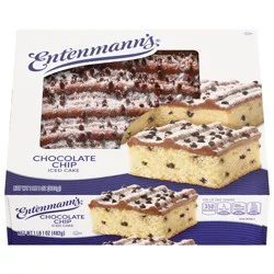 Entenmanns Iced Chocolate Chip Cakes - 17 Oz