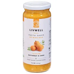 Livwell Butternut & Sage Pasta Sauce 16 oz