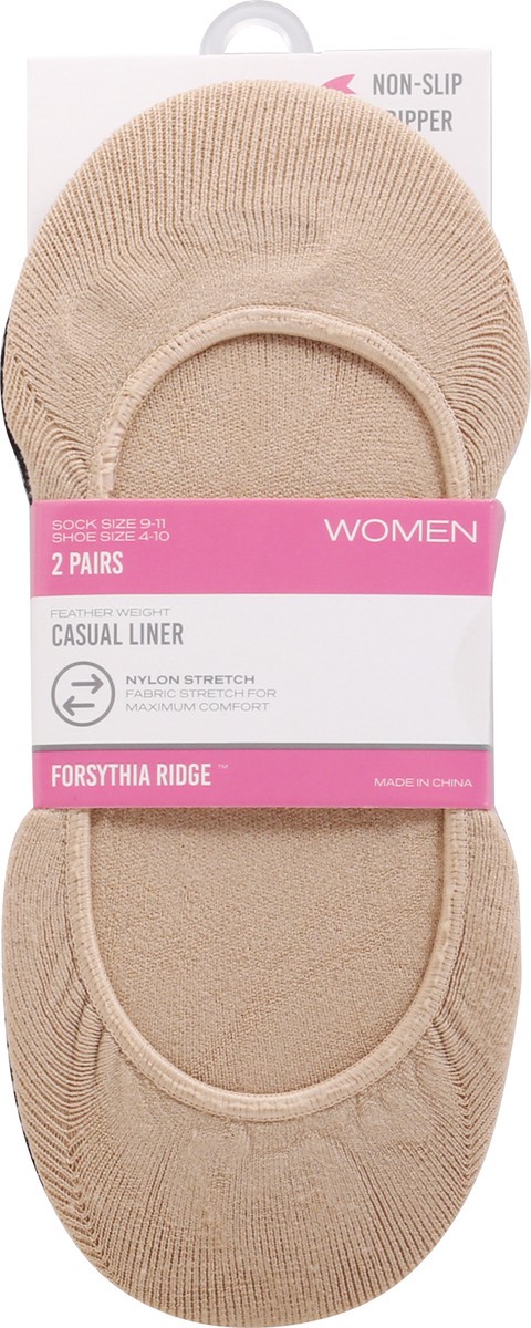 slide 8 of 11, Forsythia Ridge Women Casual Liner 2 ea, 2 ct