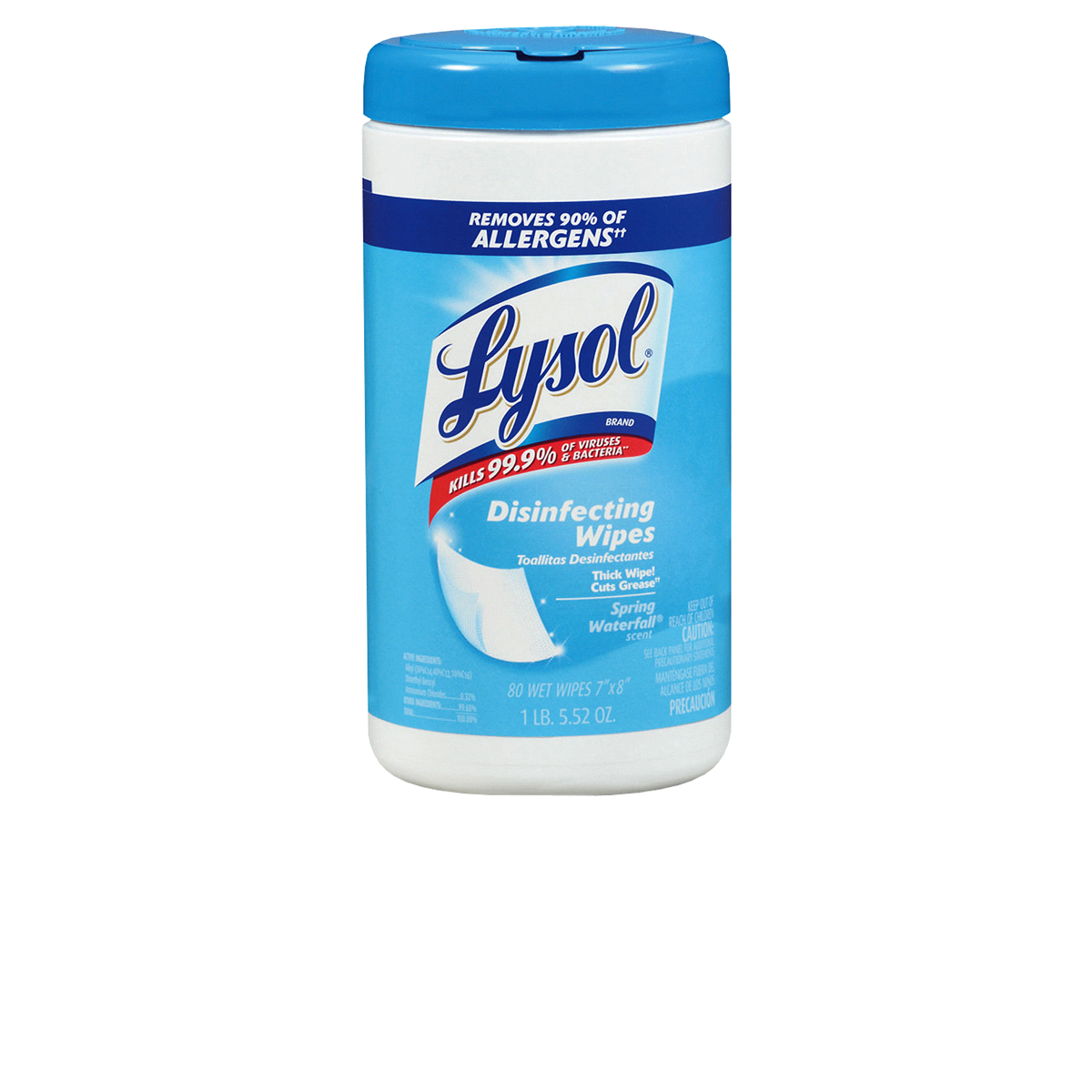 slide 1 of 4, Lysol Ocean Fresh Disinfecting Wipes, 80 ct