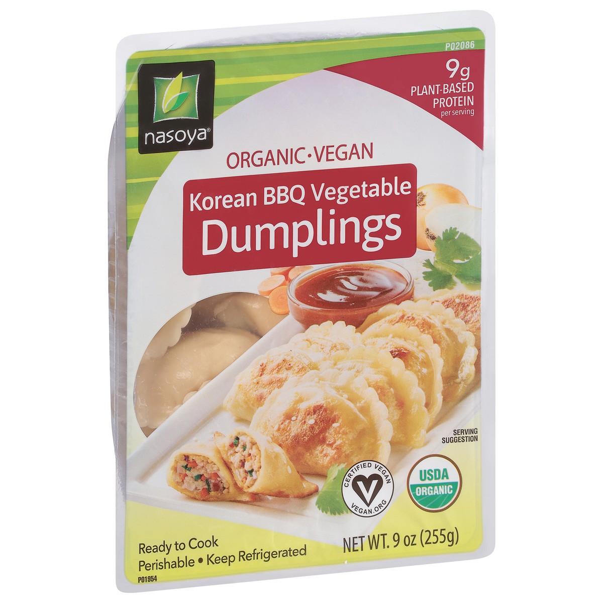 slide 4 of 11, Nasoya Organic Plant-Based Korean BBQ Vegetable Dumplings 9 oz, 9 oz
