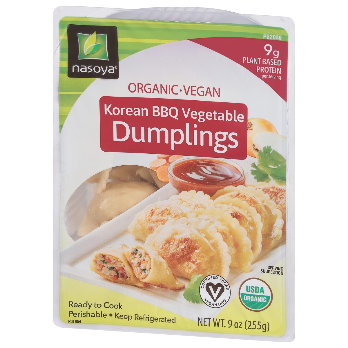 slide 2 of 11, Nasoya Organic Plant-Based Korean BBQ Vegetable Dumplings 9 oz, 9 oz