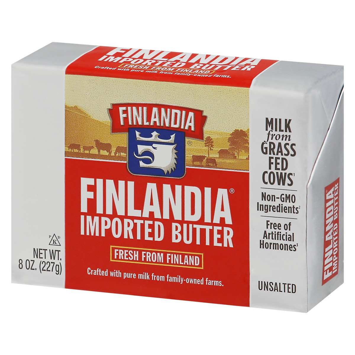 slide 9 of 9, Finlandia Unsalted Butter, 8 oz