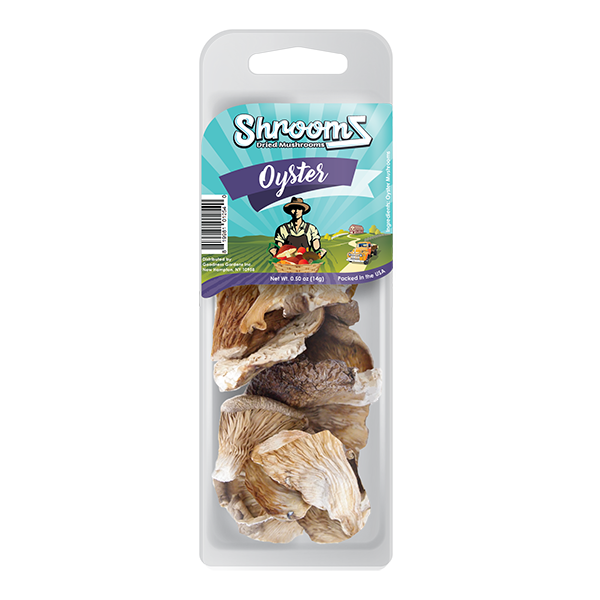 slide 1 of 1, Goodness Gardens Shroomz Oyster Dried Mushrooms, 0.5 oz