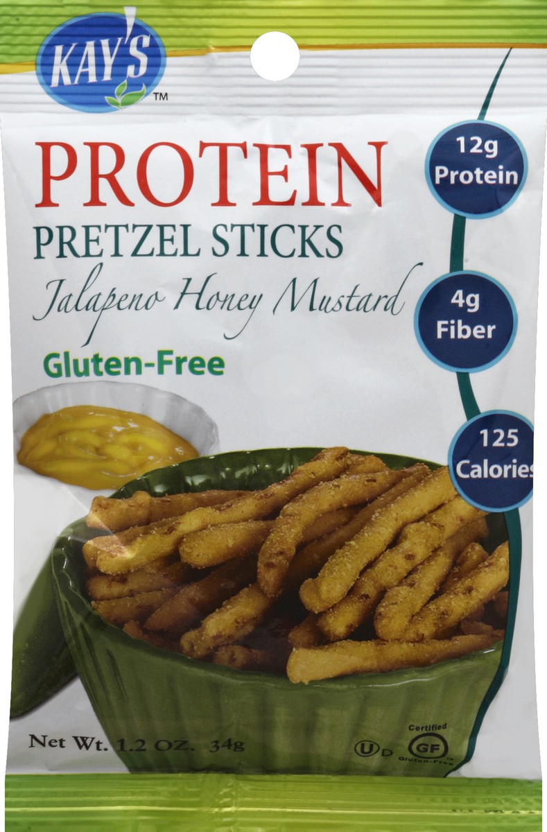 slide 1 of 4, Kay's Naturals Protein Pretzel Sticks 1.2 oz, 1.2 oz