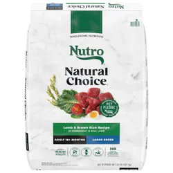 Nutro Natural Choice Adult Large Breed Dog Food Dry, Lamb & Brown Rice Recipe, 20 lb. Bag