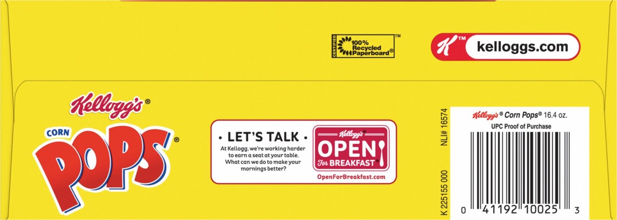 slide 5 of 7, Corn Pops Kellogg's Corn Pops Breakfast Cereal Original, Kids Cereal, 16.4 oz, 16.4 oz