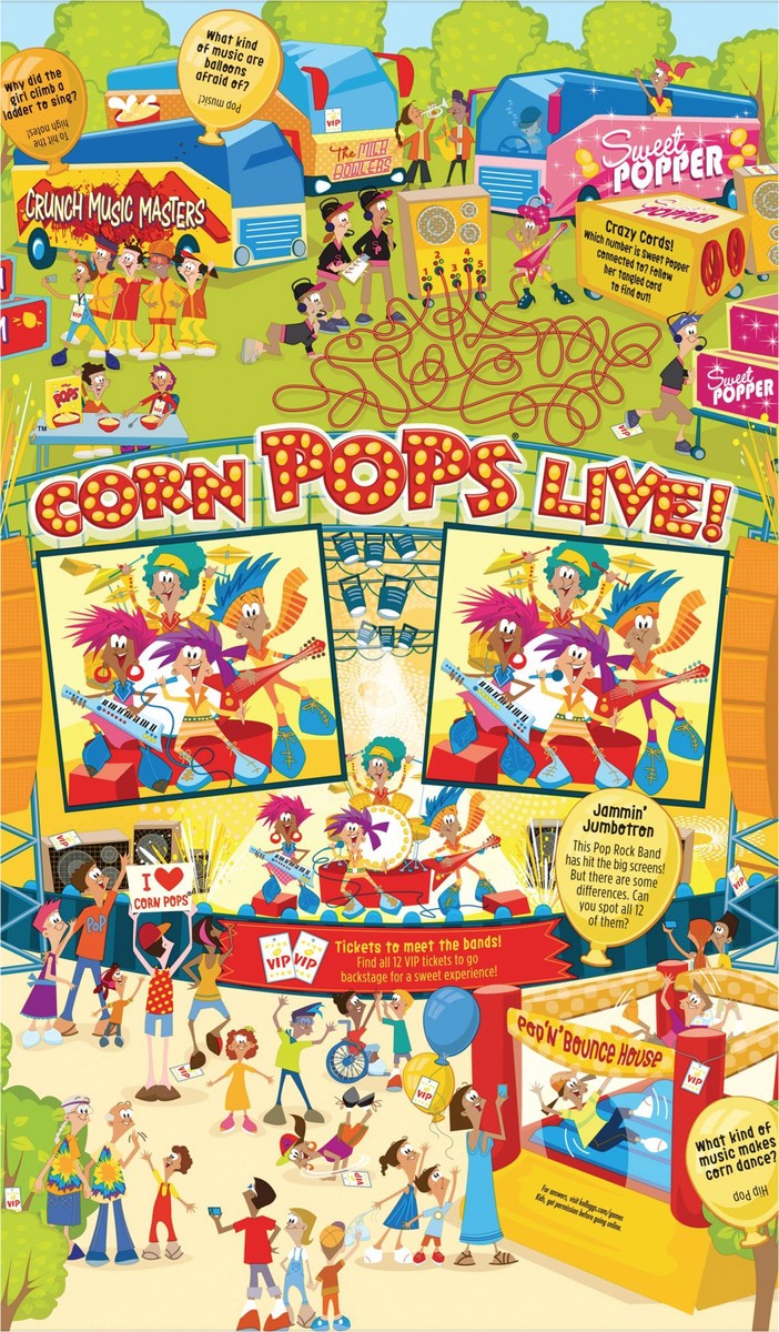 slide 6 of 7, Corn Pops Kellogg's Corn Pops Breakfast Cereal Original, Kids Cereal, 16.4 oz, 16.4 oz