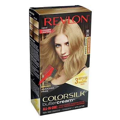 slide 1 of 1, Revlon Colorsilk Buttercream Light Natural Blonde 90, 1 ct