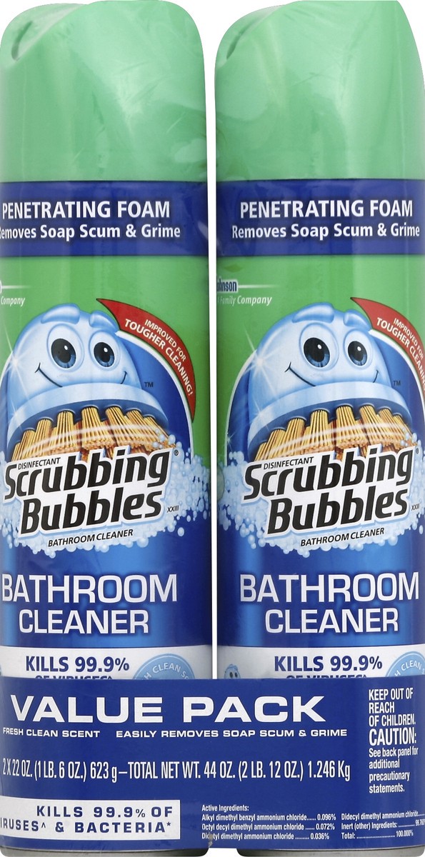 slide 2 of 3, Scrubbing Bubbles Twin Pack, 44 oz