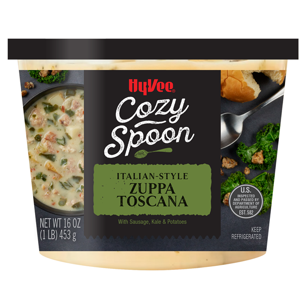 slide 1 of 1, Hy-Vee Cozy Spoon Zuppa Toscana Soup, 16 oz