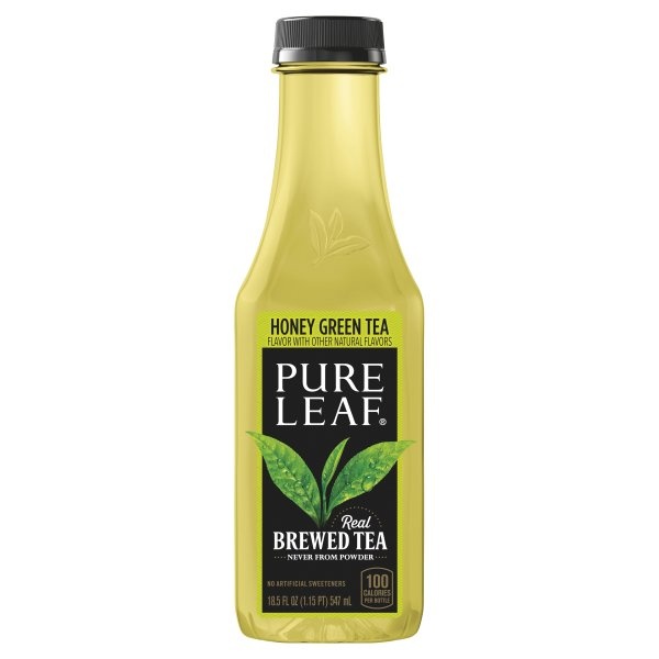 slide 1 of 3, Pure Leaf Honey Green Tea Bottle, 18.5 fl oz