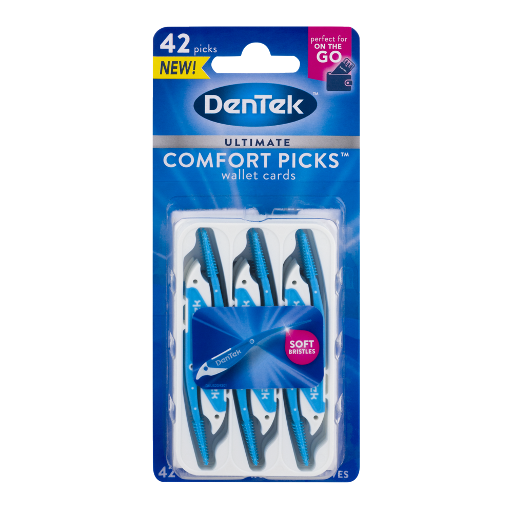 slide 1 of 6, DenTek Ultimate Comfort Picks, 42 ct