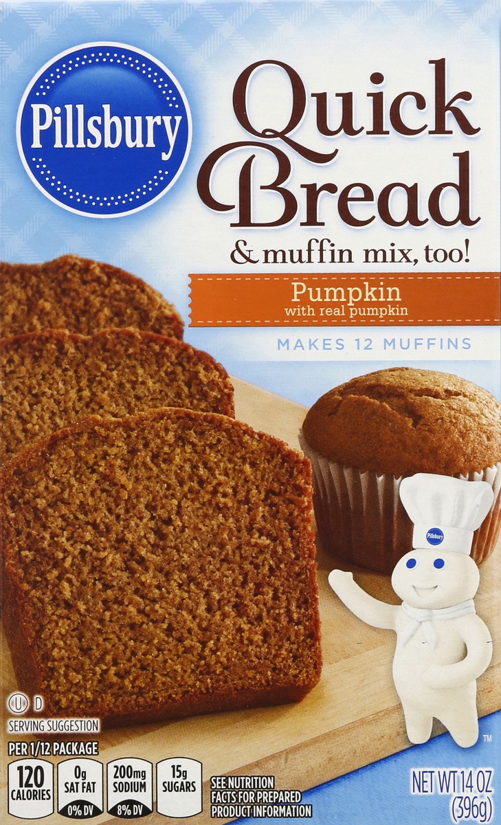 slide 6 of 9, Pillsbury Pumpkin Bread Mix, 14 oz