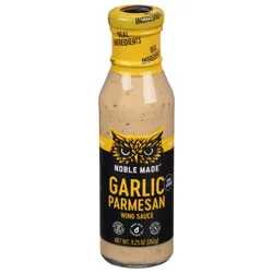 Noble Made Zero Sugar Garlic Parmesan Wing Sauce 9.25 oz