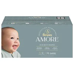 Pampers Amore Size 2 Baby Diapers 10-22 lb