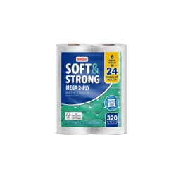 Meijer Soft & Strong Bath Tissue Mega Rolls