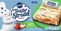 Pillsbury Apple Toaster Strudel Pastries 6 Count/11.7 Ounces