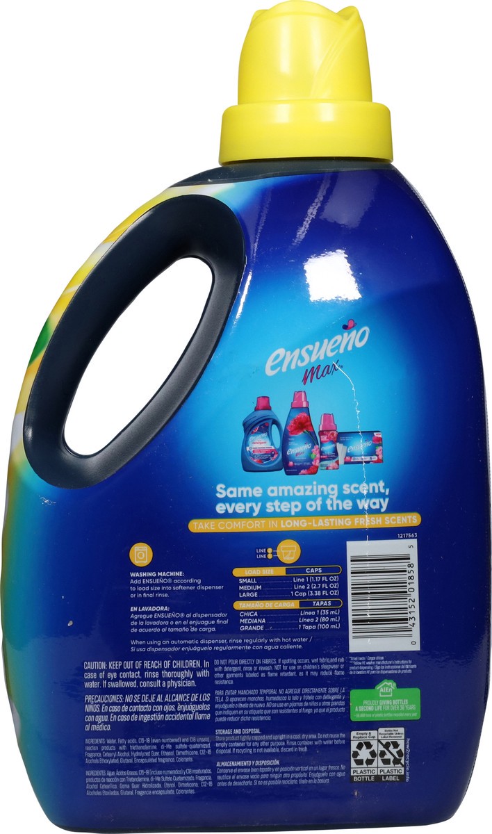 slide 11 of 12, Ensueno Max Tropical Blossom Fabric Softener 125 fl oz, 125 fl oz