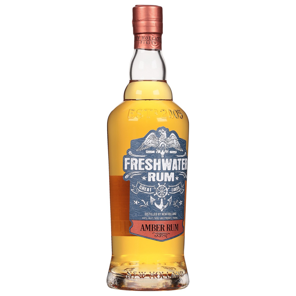 slide 2 of 9, New Holland Spirits Rum, Amber, Freshwater, 750 ml